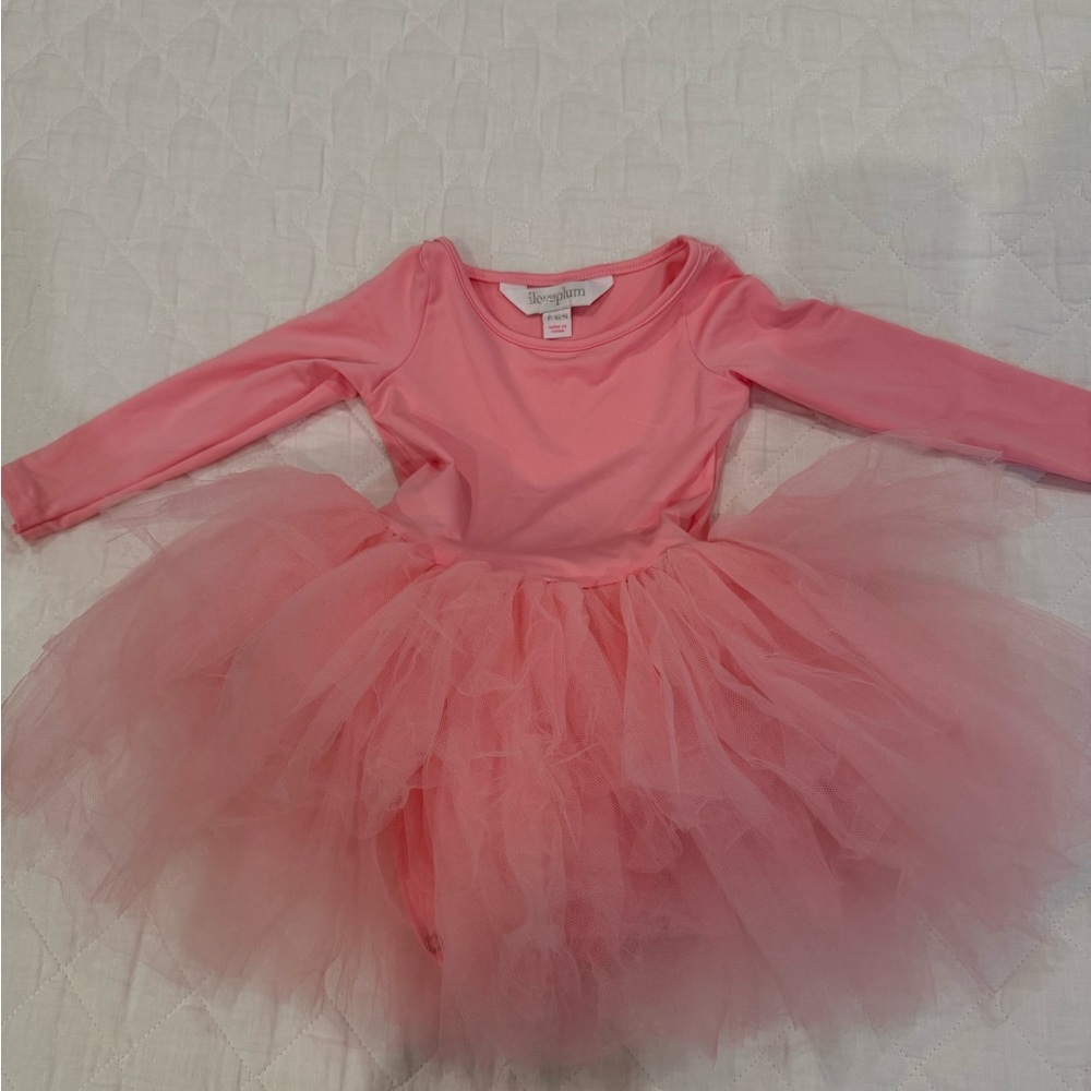 I Love Plum Pink Tutu 6-12M